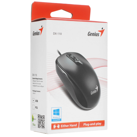 Мышь проводная Genius DX-110 (31010116102) белый