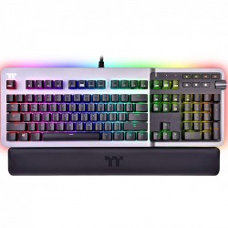 Клавиатура проводная Thermaltake Argent K5 Cherry MX (Silver Switch) (GKB-KB5-SSSRUS-01) серый