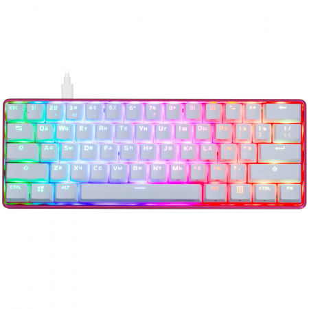 Клавиатура проводная HyperX Alloy Origins 60 Pink (572Y6AA) розовый