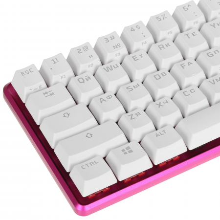Клавиатура проводная HyperX Alloy Origins 60 Pink (572Y6AA) розовый