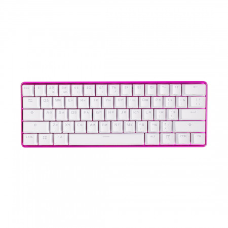 Клавиатура проводная HyperX Alloy Origins 60 Pink (572Y6AA#ACB) розовый