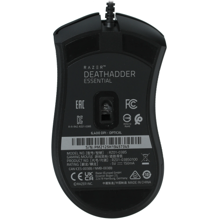 Мышь проводная Razer DeathAdder Essential (RZ01-03850100-R3M1) черный