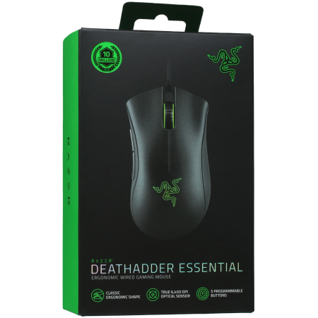Мышь проводная Razer DeathAdder Essential (RZ01-03850100-R3M1) черный