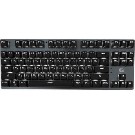 Клавиатура беспроводная, проводная Gembird KBW-G540L черный