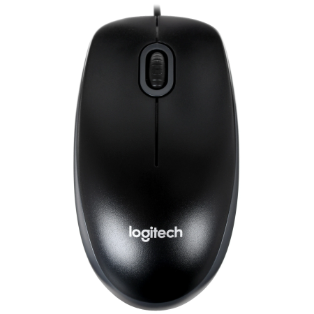 Мышь проводная Logitech B100 (910-003357) черный