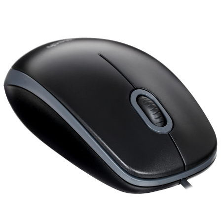 Мышь проводная Logitech B100 (910-003357) черный