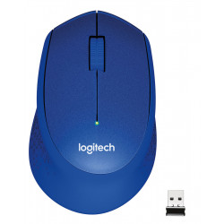 Мышь беспроводная Logitech M330 Silent Plus (910-004910) синий