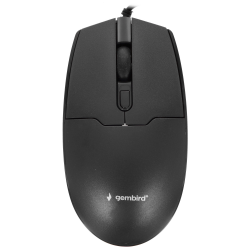 Мышь проводная Gembird MOP-430 черный