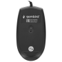 Мышь проводная Gembird MOP-430 черный