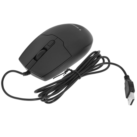 Мышь проводная Gembird MOP-430 черный