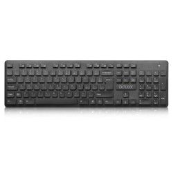 Клавиатура беспроводная Delux DLK-150GB черный