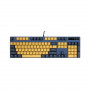 Клавиатура проводная Rapoo V500PRO Yellow Blue сине-желтый