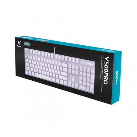 Клавиатура проводная Rapoo V500PRO Purple фиолетовый