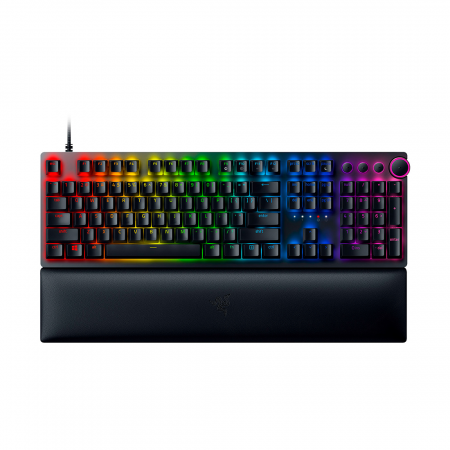 Клавиатура проводная Razer Huntsman V2 (Purple Switch) (RZ03-03931300-R3R1) черный