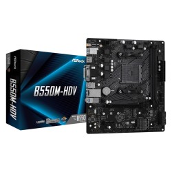 Материнская плата ASRock B550M-HDV (90-MXBDJ0-A0UAYZ) черный