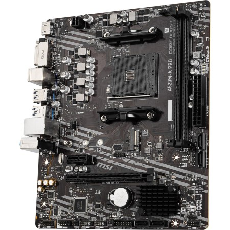 Материнская плата MSI A520M-A PRO черный