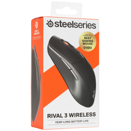 Мышь беспроводная SteelSeries Rival 3 Wireless (62521) черный