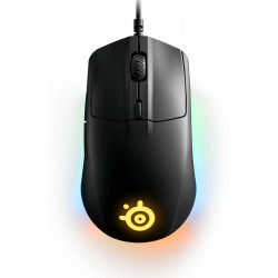 Мышь проводная SteelSeries Rival 3 черный