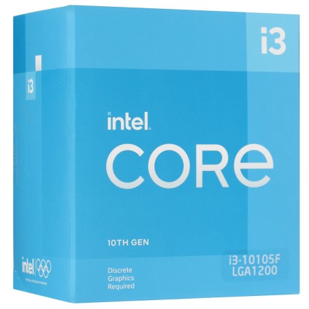 Процессор Intel Core i3-10105F BOX с кулером (BX8070110105F)