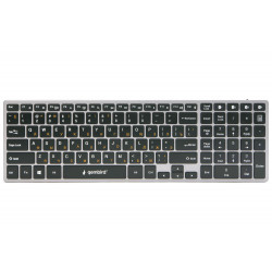 Клавиатура беспроводная Gembird KBW-2 серый