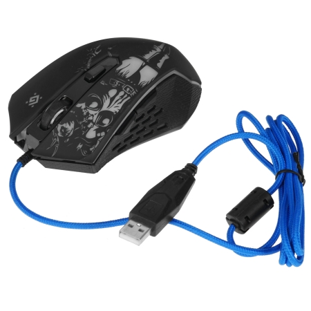 Мышь проводная Defender Sin Sister GM-933 (52933) черный