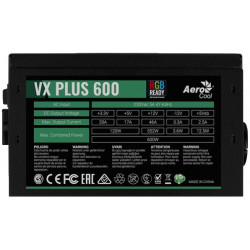 Блок питания Aerocool VX PLUS 600 (ACPN-VS60NEY.11)