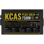 Блок питания Aerocool KCAS PLUS GOLD 750W RGB (ACPG-KP75FEC.11) черный