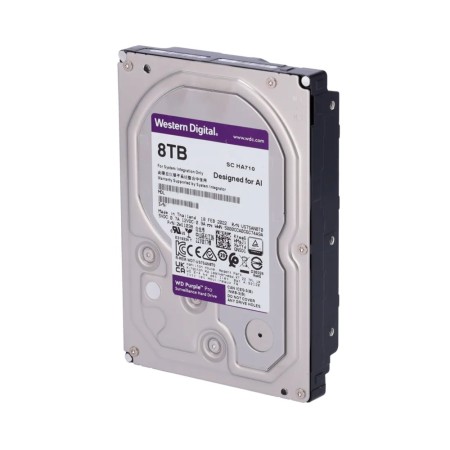 8 ТБ Жесткий диск WD Purple (WD8001PURA) серый