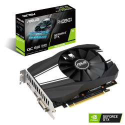 Видеокарта ASUS GeForce GTX 1660 SUPER PHOENIX OC (PH-GTX1660S-O6G) 6 Гб черный
