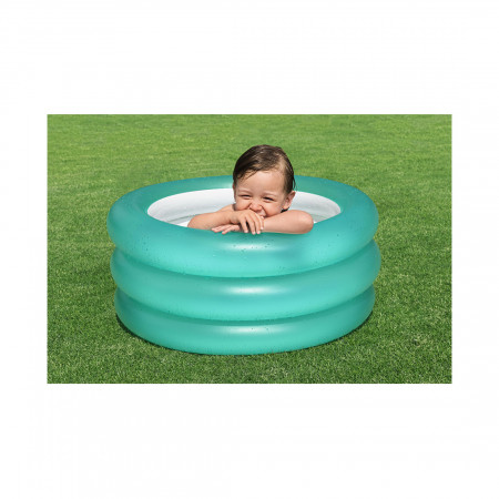 Бассейн надувной BESTWAY Triple Ring 51033 (70x70х30 см) зеленый