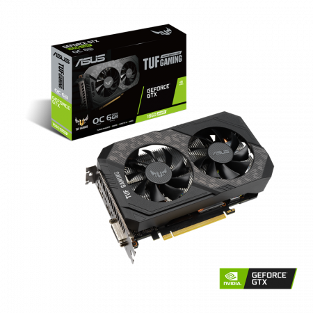 Видеокарта ASUS GeForce GTX 1660 SUPER TUF GAMING OC (TUF-GTX1660S-O6G-GAMING)