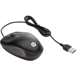 Мышь проводная HP USB Travel Mouse (G1K28AA) черный
