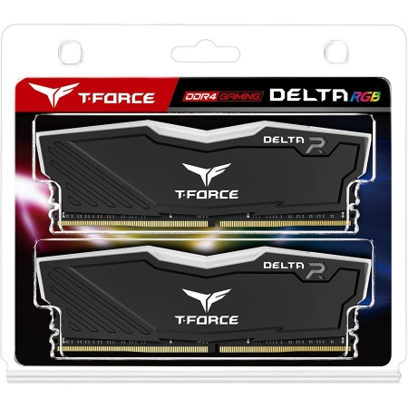 Оперативная память Team Group T-Force Delta RGB (TF3D416G3600HC18JDC01) 16 ГБ черный