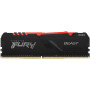 Оперативная память Kingston FURY Beast Black RGB (KF437C19BBA/8) 8 ГБ черный