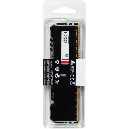 Оперативная память Kingston FURY Beast Black RGB (KF437C19BBA/8) 8 ГБ черный