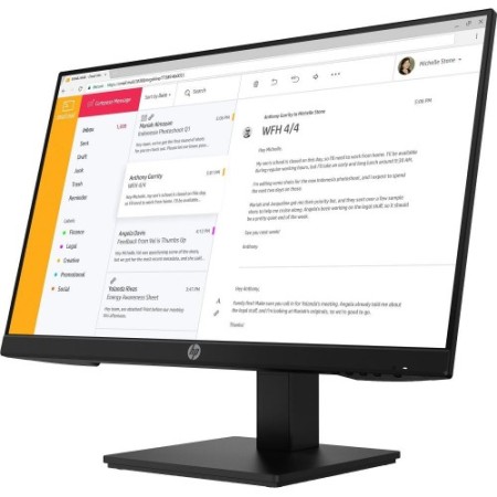 23.8" Монитор HP P24 G4 (1A7E5AA) черный