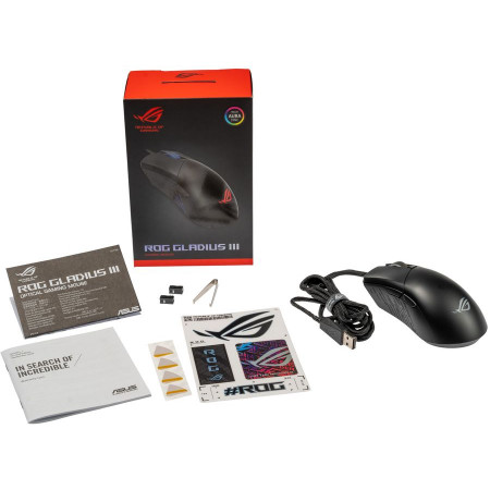 Мышь проводная ASUS P514 ROG GLADIUS III (90MP0270-BMUA00) черная