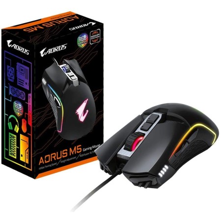 Мышь проводная Gigabyte GM-AORUS M5 черная