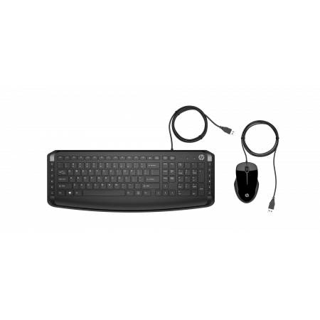 Клавиатура + мышь проводная HP Pavilion 200 (9DF28AA) черный