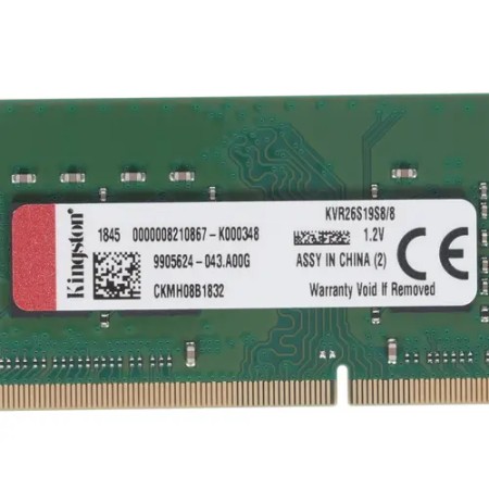 Оперативная память Kingston ValueRAM (KVR26S19S8/8) 8 ГБ зеленый