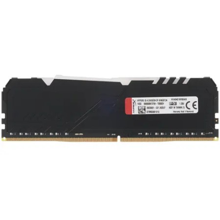 Оперативная память Kingston HyperX Fury RGB (HX434C16FB3A/8) 8 ГБ черный