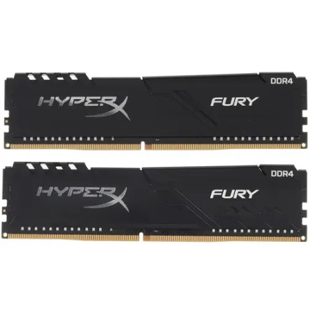 Оперативная память Kingston HyperX Fury (HX426C16FB3K2/16) 16 ГБ черный