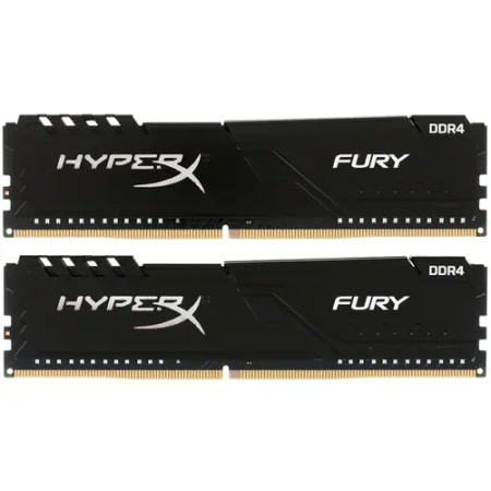 Оперативная память Kingston HyperX Fury (HX430C15FB3K2/16) 16 ГБ черный