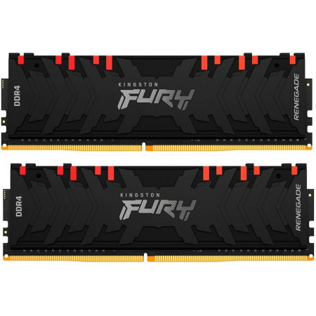 Оперативная память Kingston FURY Renegade RGB (KF432C16RBAK2/16) 16 ГБ черный