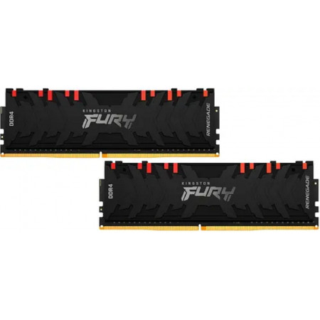 Оперативная память Kingston FURY Renegade RGB (KF432C16RBAK2/16) 16 ГБ черный