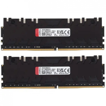 Оперативная память Kingston FURY Renegade RGB (KF432C16RBAK2/16) 16 ГБ черный
