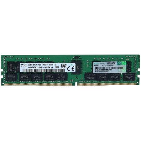 Оперативная память HPE P00924-B21 32 ГБ зеленый