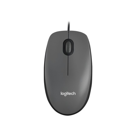 Мышь проводная Logitech M90 (910-001794/910-001793) темно-серый