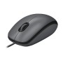 Мышь проводная Logitech M90 (910-001794/910-001793) темно-серый