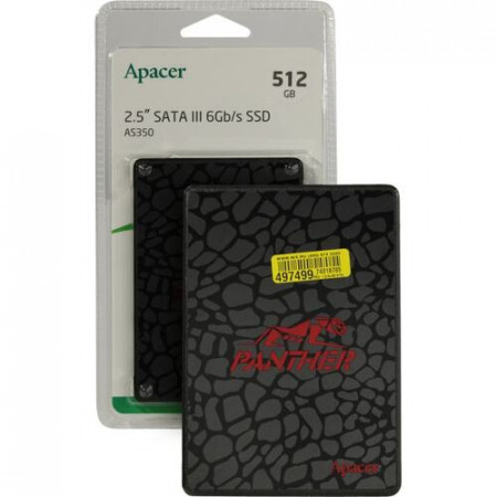 512 ГБ SSD диск Apacer Panther AS350X (AP512GAS350-1) черный